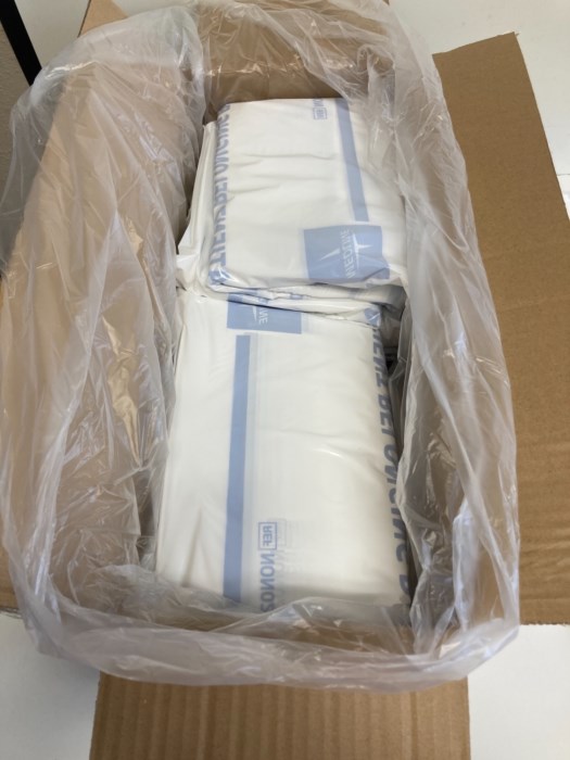 (1) Box of Medline Patient Belonging Bags for sale