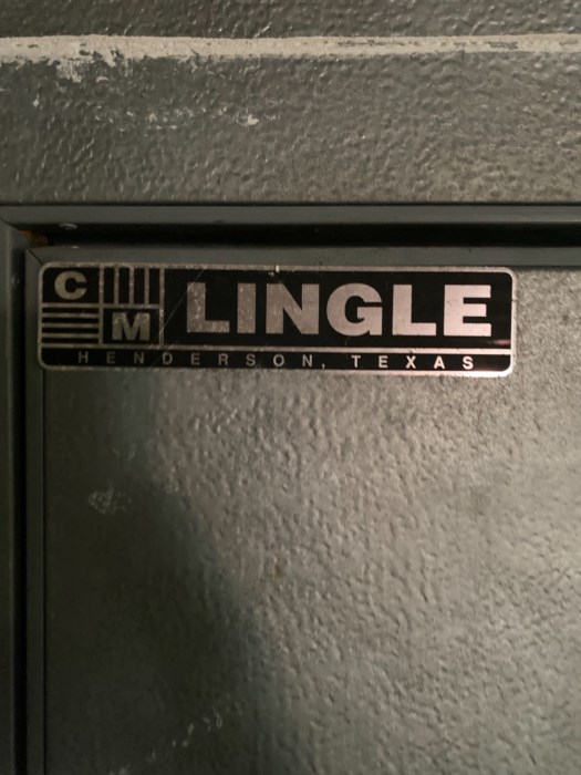 (1) CM Lingle Walk In Cooler for sale