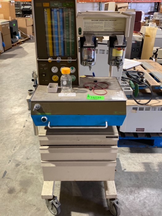 (1) Foregger F500 Anesthesia System for sale