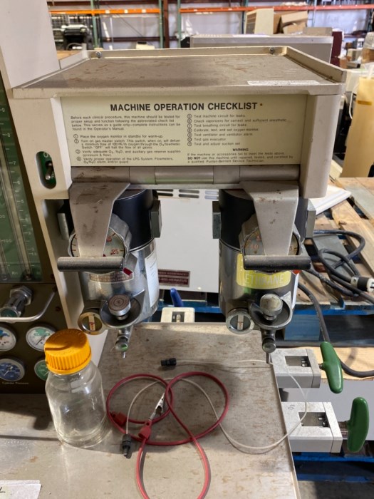 (1) Foregger F500 Anesthesia System for sale