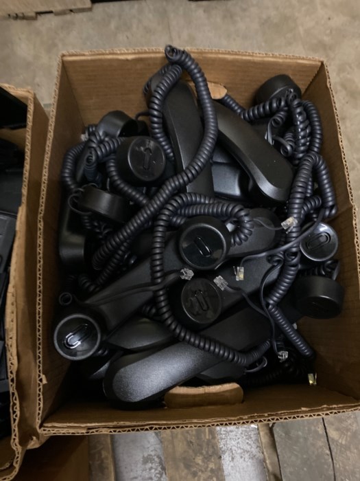 (1) Pallet of Assorted Avaya Phone Parts for sale