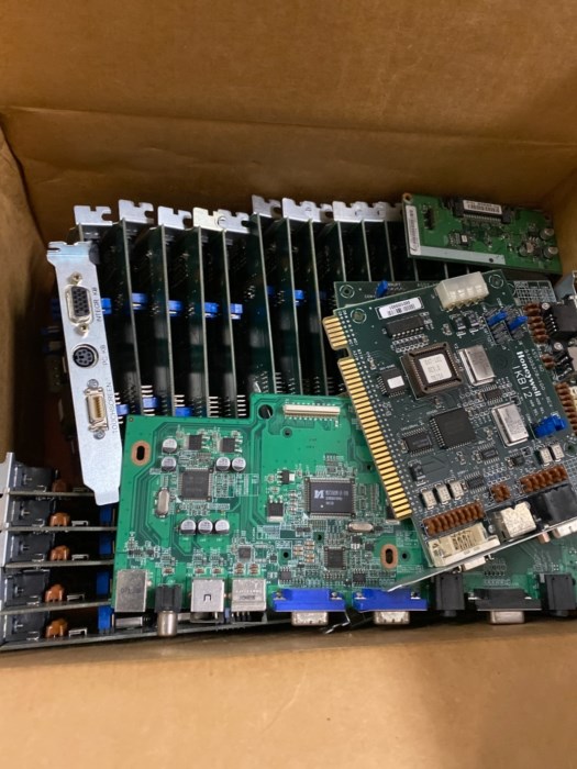 (1) Pallet of Assorted Computer Parts for sale