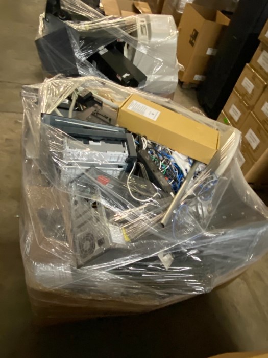 (1) Pallet of miscellaneous Computer Parts for sale