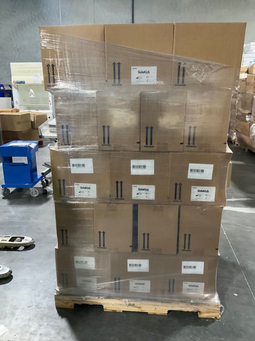 (1) Pallet of Stryker Sidekick Wipes for sale