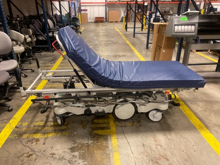 (1) Stryker Big Wheel Stretcher for sale