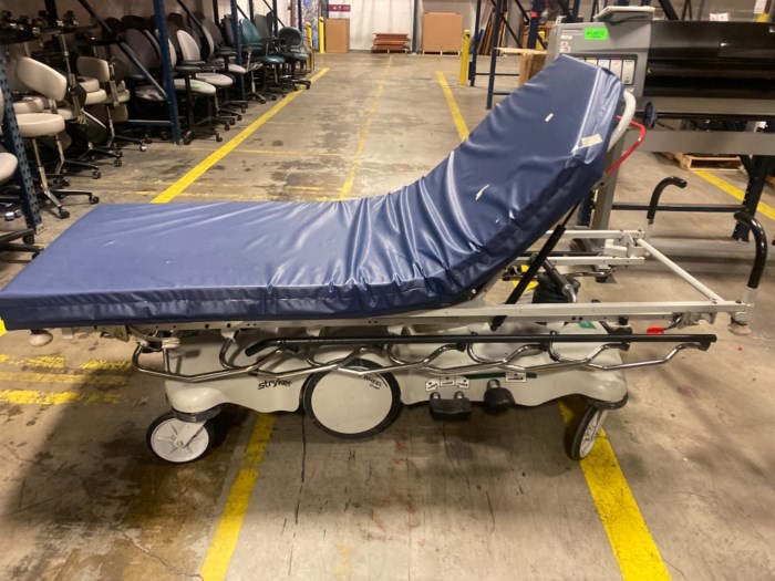 (1) Stryker Big Wheel Stretcher for sale