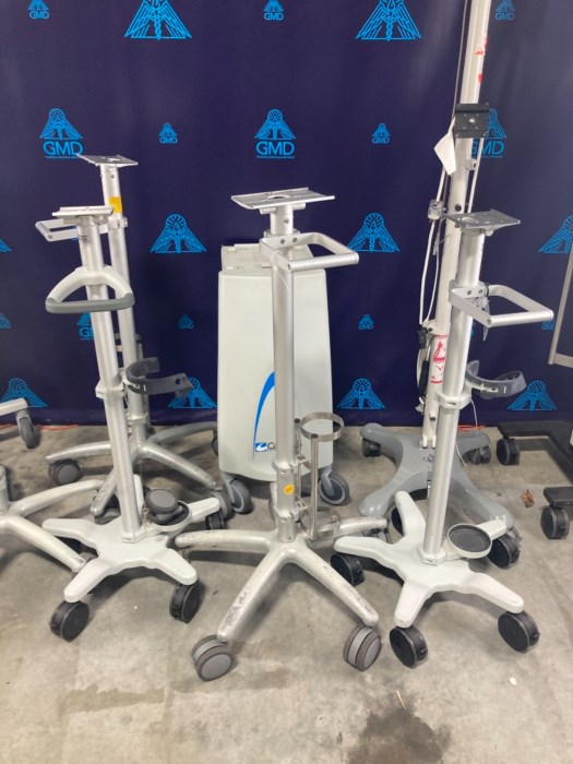 (10) Medical Device Stands for sale