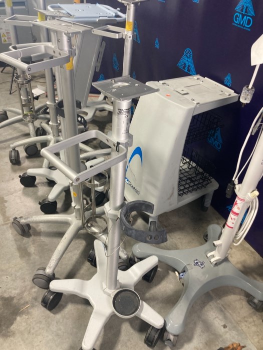 (10) Medical Device Stands for sale