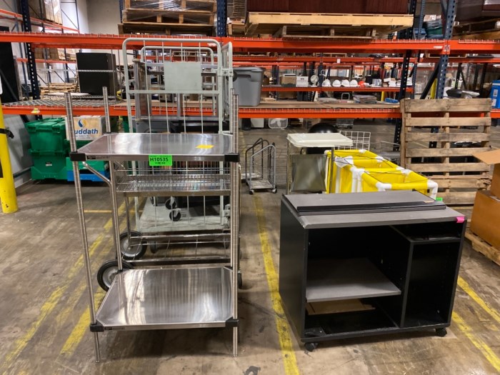 (11) Assorted Rolling Carts for sale