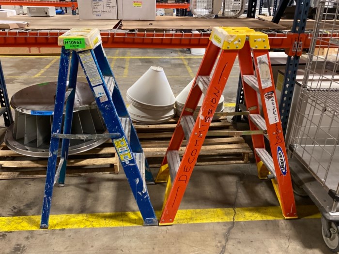 (2) 4ft Werner Ladders for sale