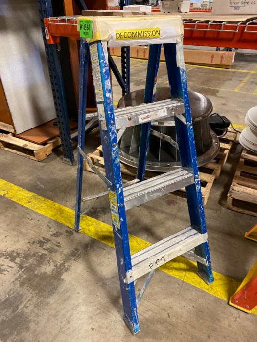 (2) 4ft Werner Ladders for sale