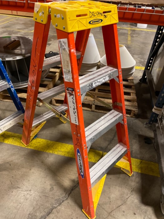(2) 4ft Werner Ladders for sale
