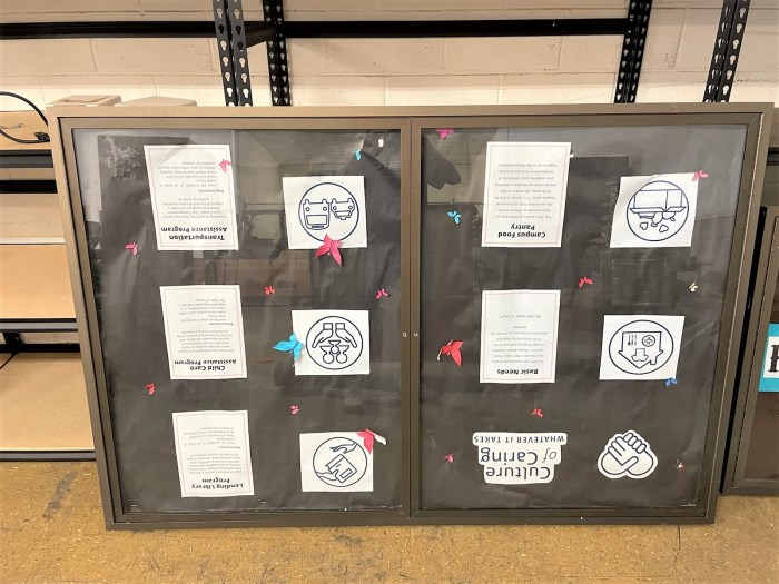 (2) Enclosed Bulletin Boards for sale