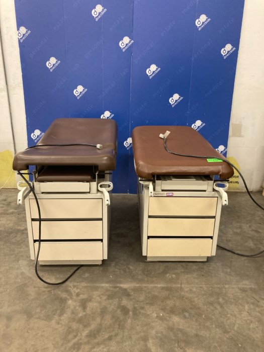 (2) Hamilton E Series Exam Tables for sale