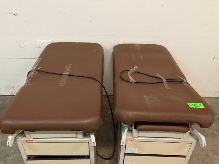 (2) Hamilton E Series Exam Tables for sale