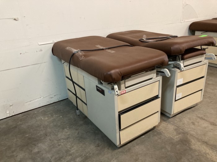 (2) Hamilton E Series Exam Tables for sale