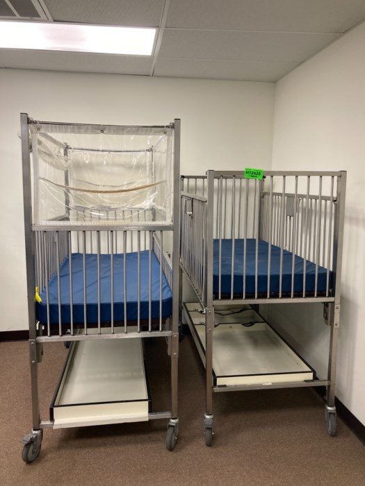 (2) Hard Manufacturing Baby Cribs for sale