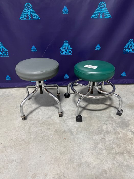 (2) MEDICAL EXAM STOOLS for sale