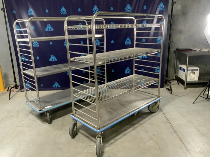 2 Metal Racks for sale