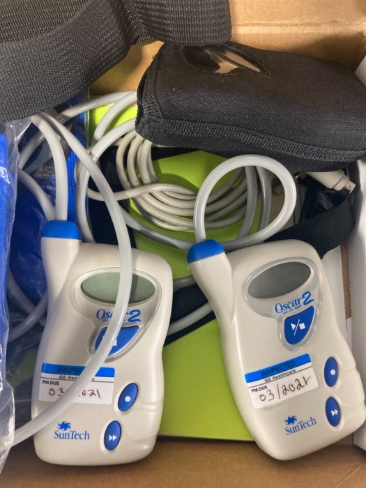 (2) Oscar 2 Sun Tec Blood Pressure Monitors for sale