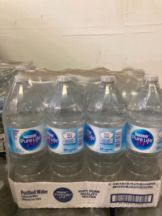 (2) Pallets of Nestle Pure life Water for sale
