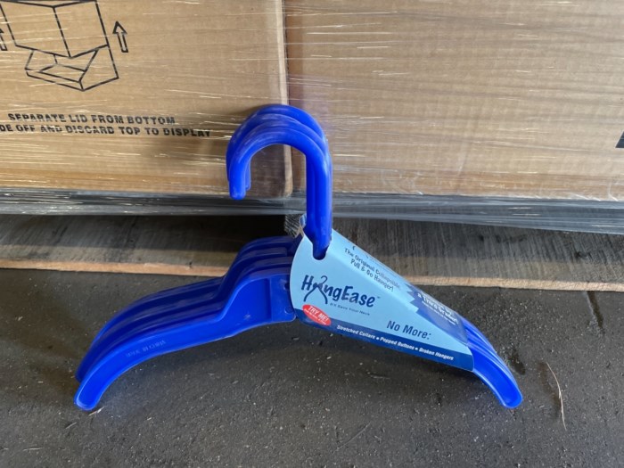 (2) Pallets of PDQ HangEase Hanger Various Colors from Shark Tank TV