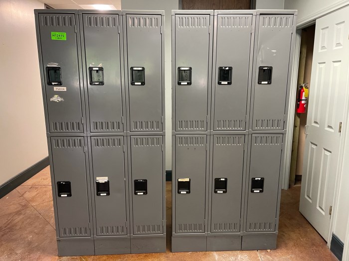 (2) Set of Metal Lockers for sale