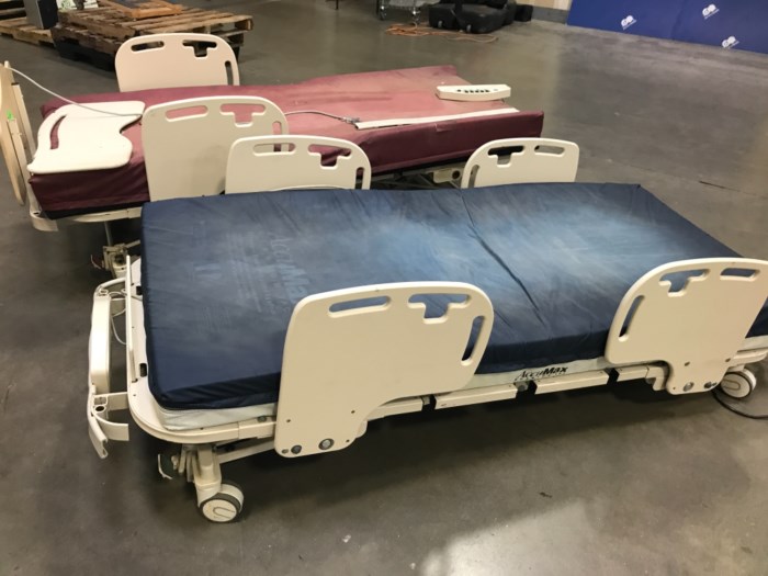 (2) SizeWise Hospital Low Beds for sale