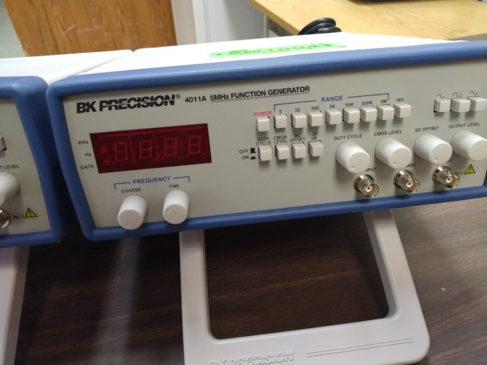 (2) TSM10041 BK Precision 4011A 5 MHz Function Generators for sale