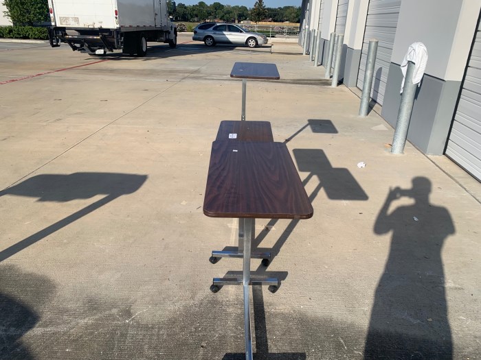 (3) AMFAB OVERBED TABLE for sale