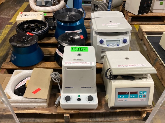 (3) Assorted Centrifuges & Rotors for sale