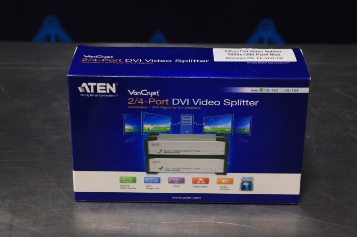3) ATEN DVI Splitter / Switch VS-162 & (2) CS1782A for sale