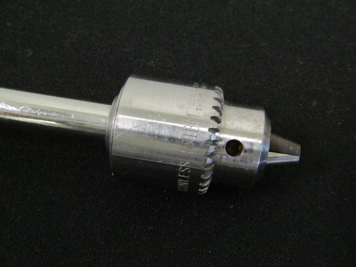 3 Sklar Stainless Steel Bone Drill Offset Handle w/ Jacobs Chuck & 1