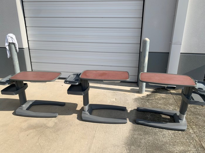 (3) STRYKER OVERBED TABLE for sale