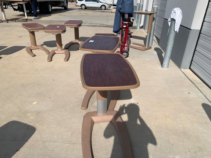 (3) STRYKER OVERBED TABLE for sale