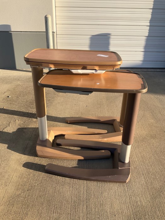 3) Stryker Overbed Tables for sale