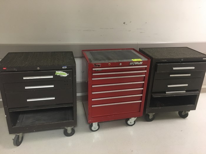 (3) Tool Carts for sale