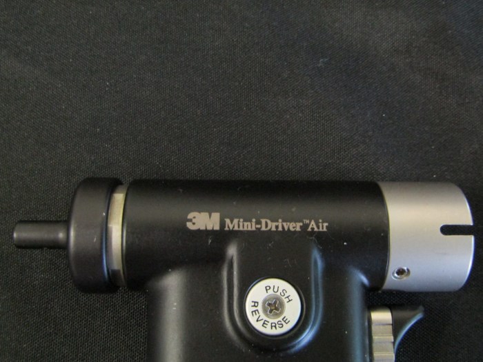 3M K200 Mini Driver Air Handpiece Set SN: 4896 for sale