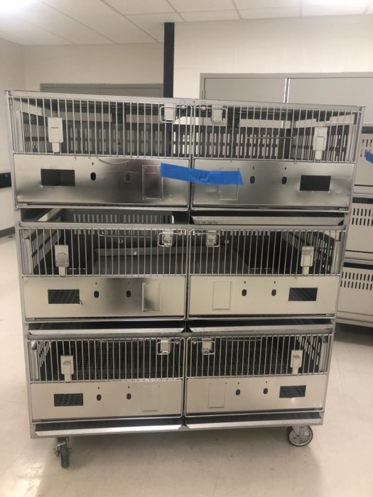 (4) Stainless Steel Rat Cages for sale