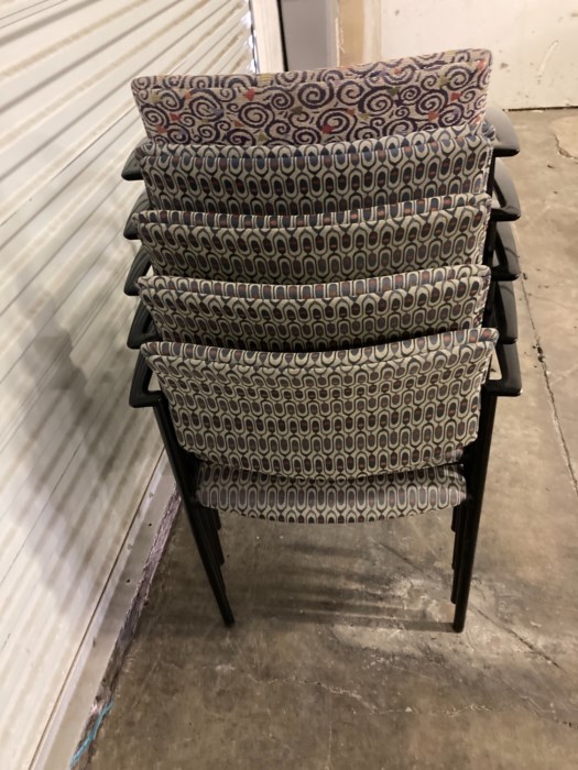(5) Stackable Chairs for sale