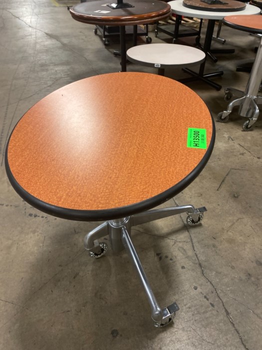 (6) Rolling Tables for sale
