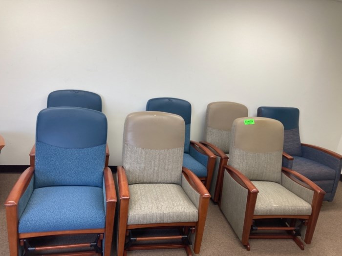(7) Assorted Hospital Chairs for sale