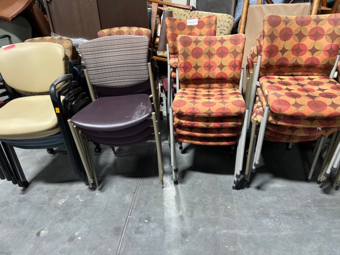 (70) Stackable Chairs for sale