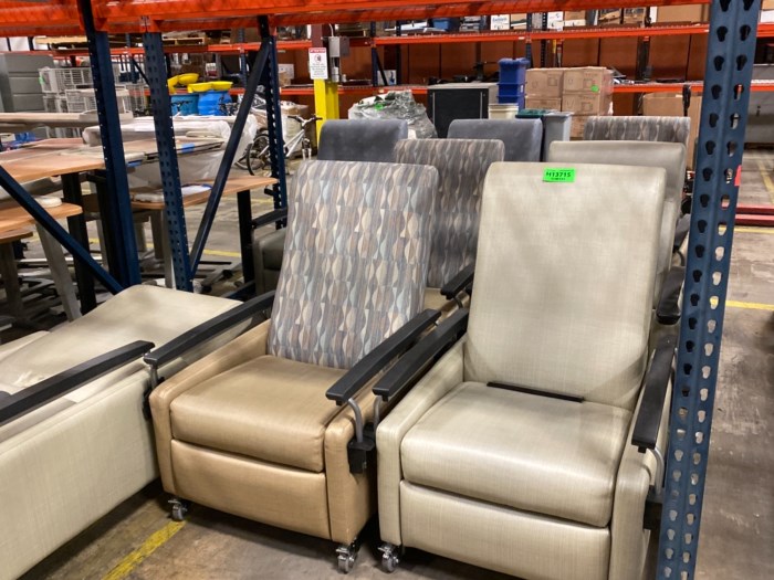 (8) Patient Rolling Chairs for sale