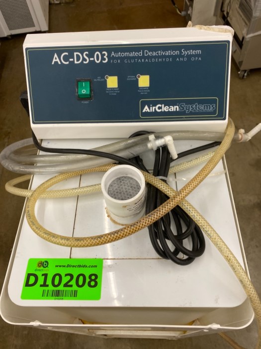 Air clean systems AC DS03 automated deactivation system for Glutaraldehyde and ops for sale