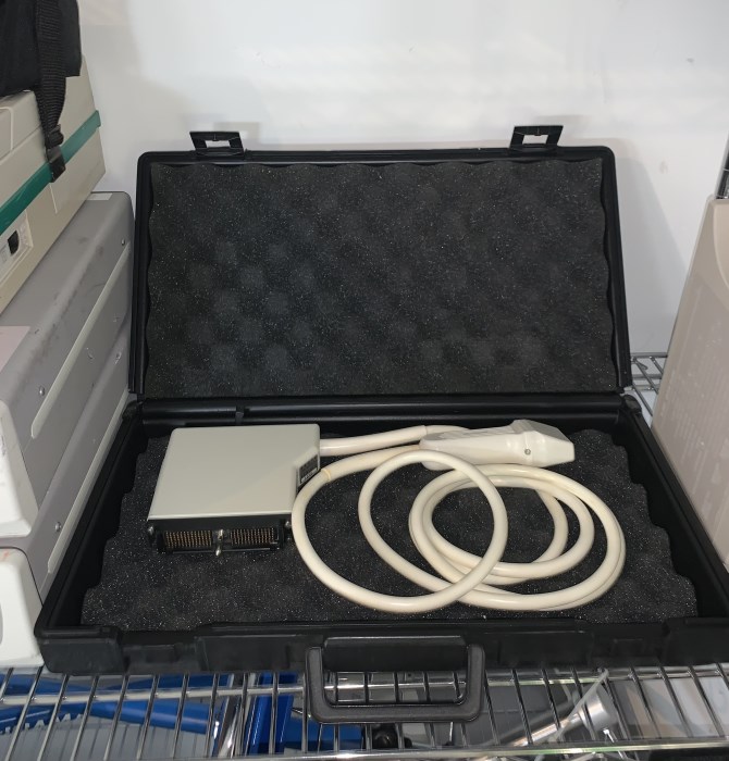 Aisle of assorted medical devices for sale