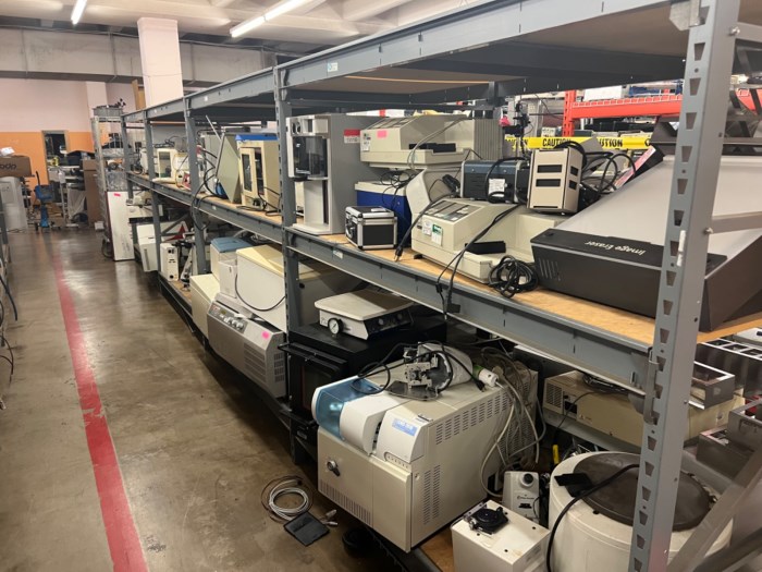 Aisle of Laboratory Equipment for sale
