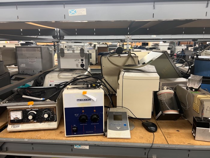 Aisle of Laboratory Equipment for sale