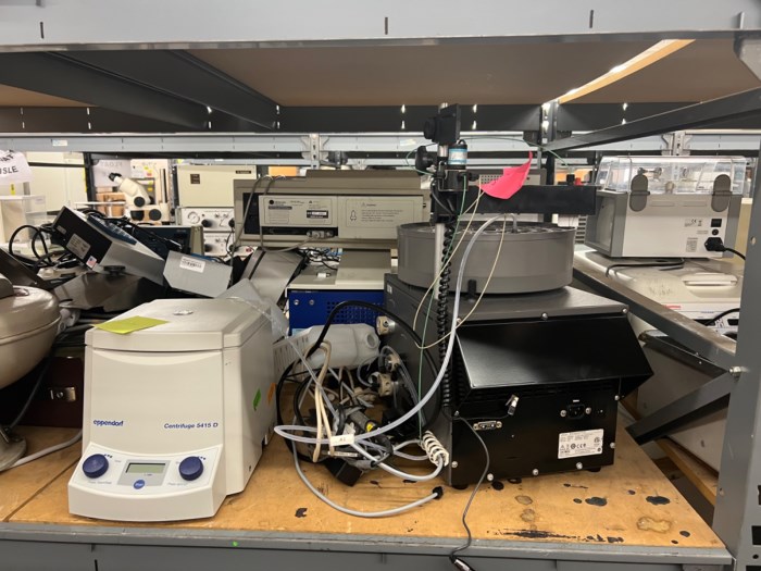 Aisle of Laboratory Equipment for sale