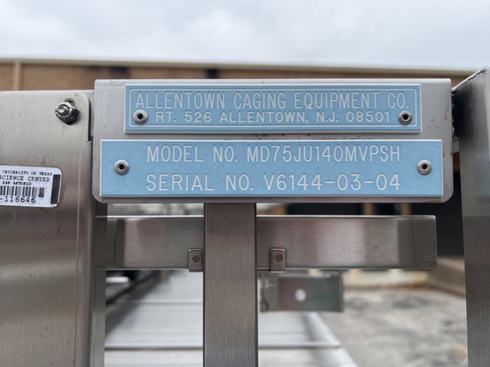 Allentown Caging Equipment Co. Model V61440304 Rodent Housing Racks